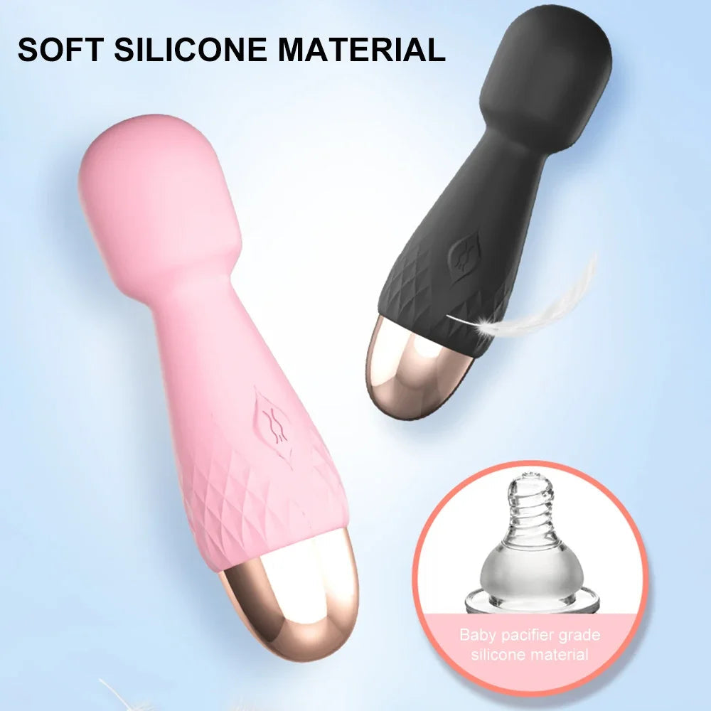 10 Modes Strong Vibration Mini Vibrator Magic Stick USB Charging Massager Clitoris G-Spot Vibrators Sex Toy For Women Adults 18 EROCIT