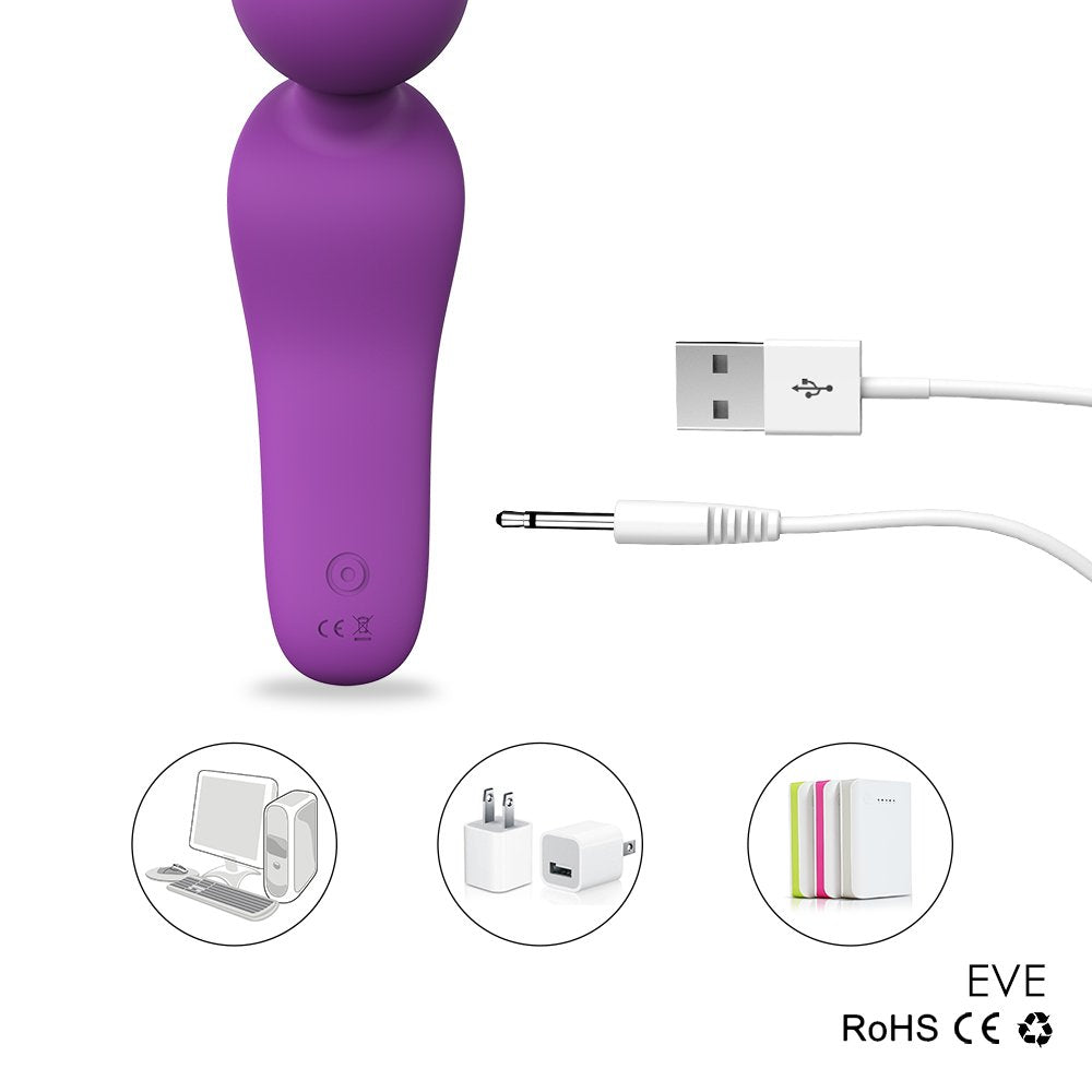 Erocit™ Cordless Mini Wand Massager with 9 Vibration Patterns - Erocit