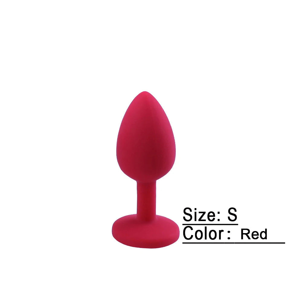Soft Silicone Anal Butt Plug Men Prostate Massager Adult Gay Products Ass Stuffed Anal Trainer Unisex Sex Toys for Couples Goods EROCIT