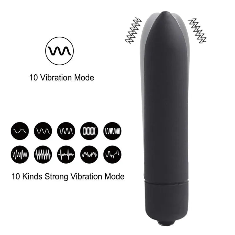 10 Speeds Mini Bullet Vibrator Vaginal Massage Dildos Sex Toys For Women Adult Games AV Stick Erotic Product Clitoris Stimulator EROCIT