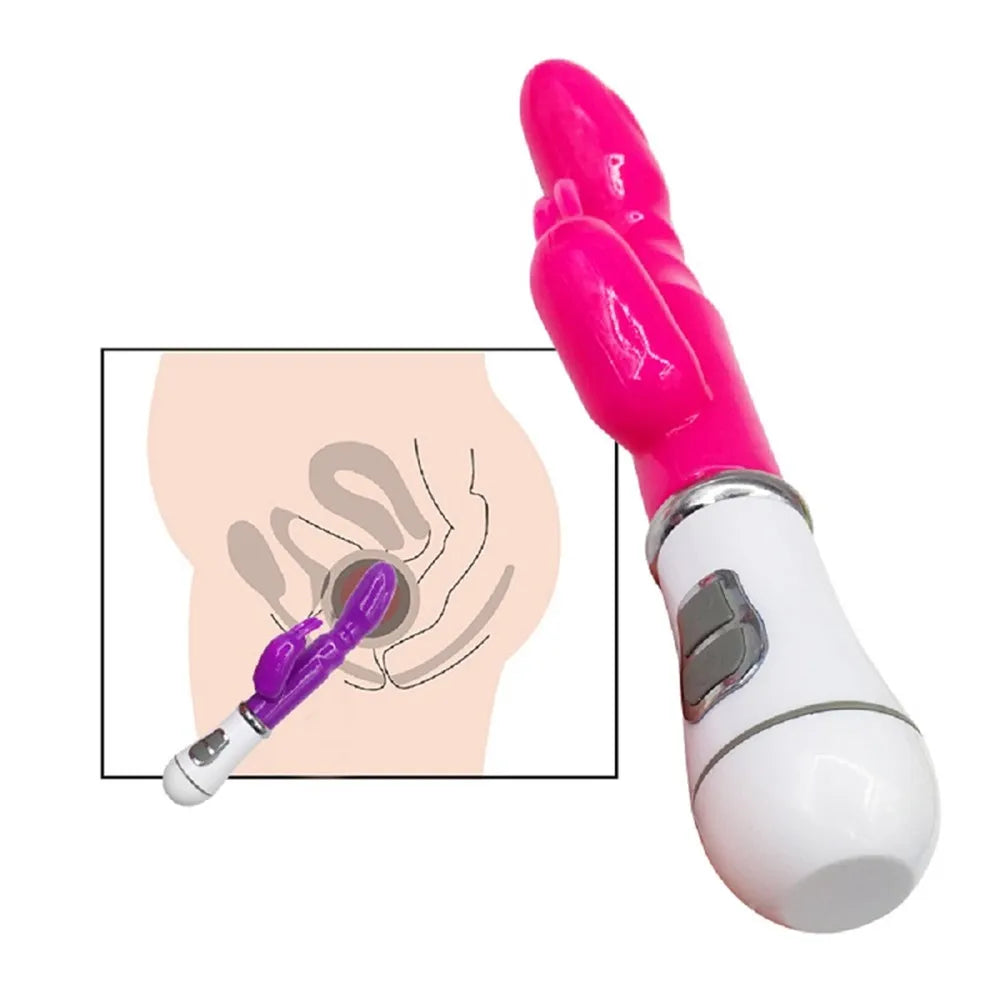 12 Speed G Spot Rabbit Vibrator Anal Sex Toys for Women Dildo AV Stick Vagina Clitoral Massager Female Masturbator Adult Product EROCIT