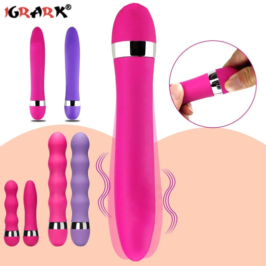 AV Stick Vibrator Clitoris Anal Vagina G-Spot Massager Dildos Female Masturbator Sex Toys for Women Lesbian Adult Erotic Product EROCIT