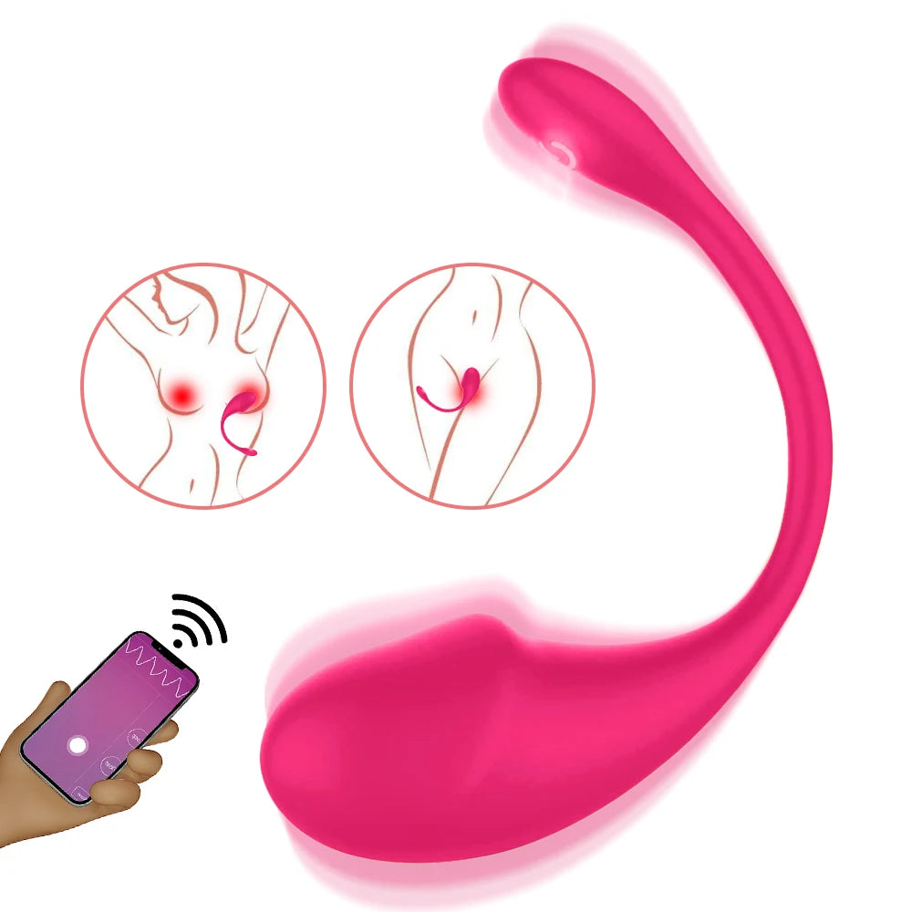 Wireless Vibration Love Egg Vibrator Vaginal G Spot Vibrating Stimulator Wearable Bluetooth APP Control Sex Toys For Adult Women EROCIT