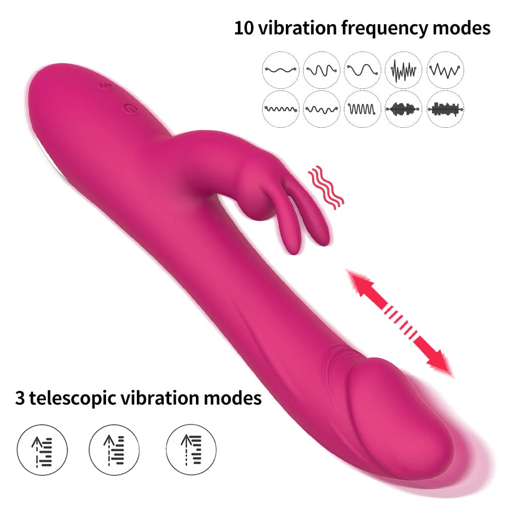 Vibrator Wand Sex Toys [Clit Stimulator Vibrators] Vibrator for Woman | 10 Vibration Patterns & 3 Frequency Expansion EROCIT