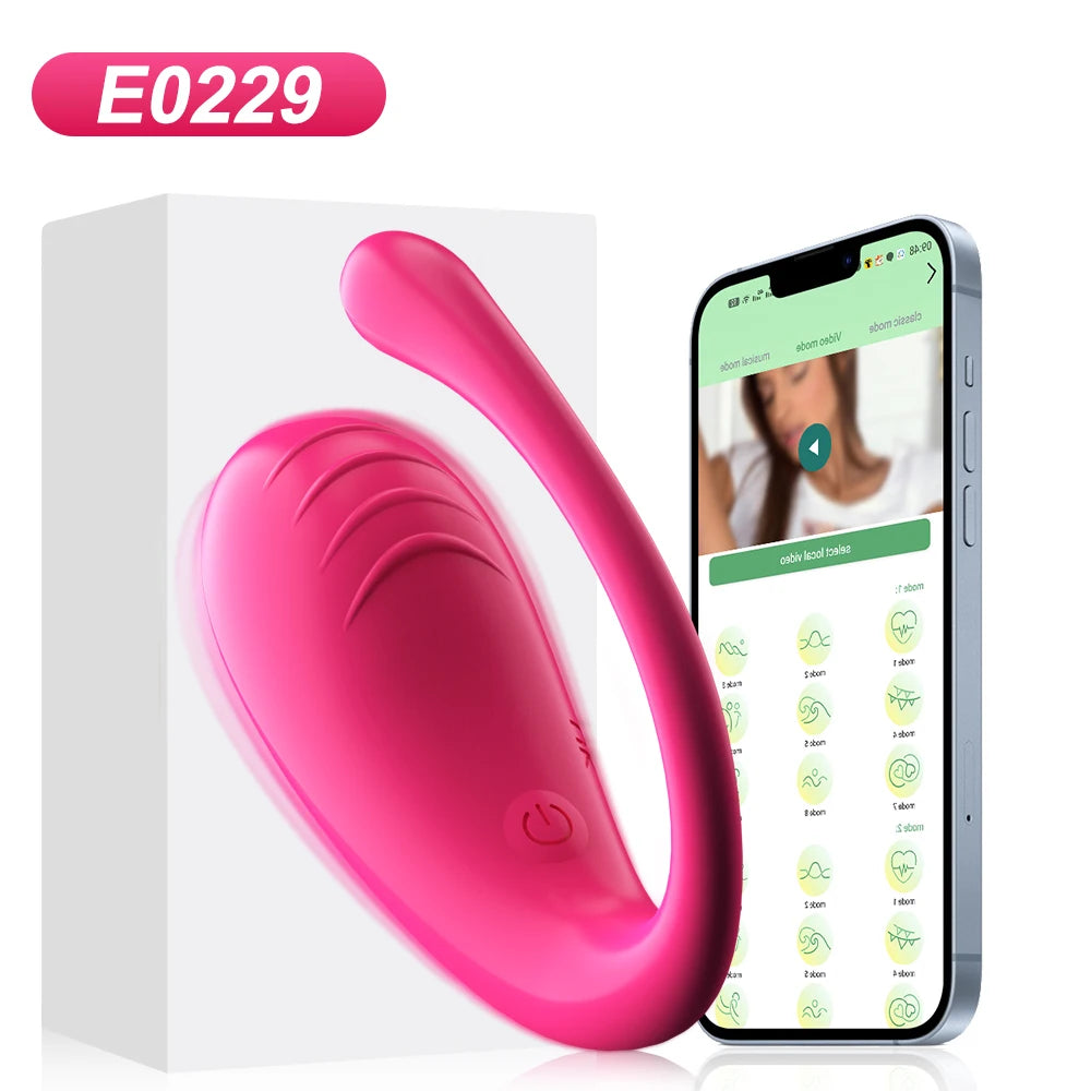Wireless Vibration Love Egg Vibrator Vaginal G Spot Vibrating Stimulator Wearable Bluetooth APP Control Sex Toys For Adult Women EROCIT