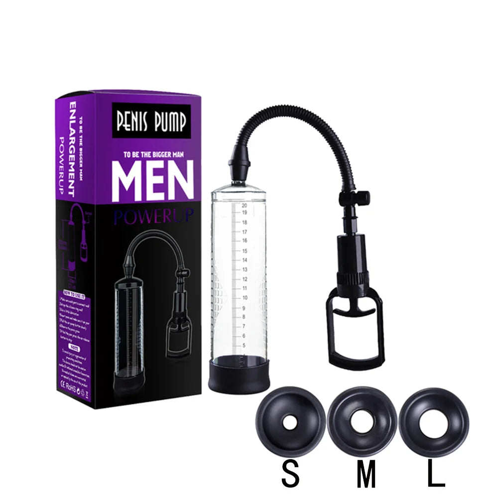 Penis Pomp Vacuum For Pump Voor Penis vergroting Male Enhancement Erectie Cock Pomp Masturbator Penis Trainer sex toys for man EROCIT