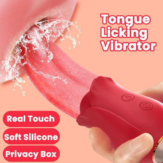 Sex Toys Vibrator Nipple Vagina Tongue Licking Stimulator Massager Masturbation Tools Women Sex Toys Vibration Adult Supplies EROCIT