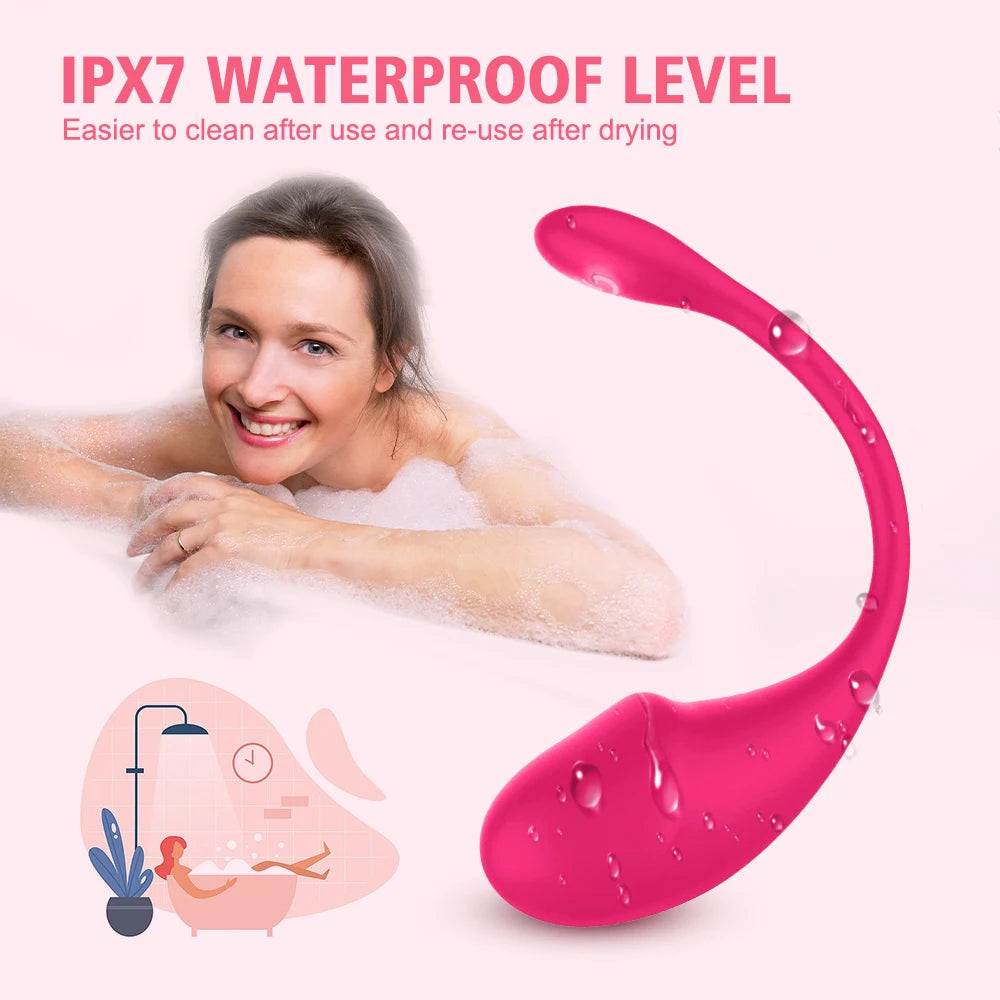 Wireless Vibration Love Egg Vibrator Vaginal G Spot Vibrating Stimulator Wearable Bluetooth APP Control Sex Toys For Adult Women EROCIT