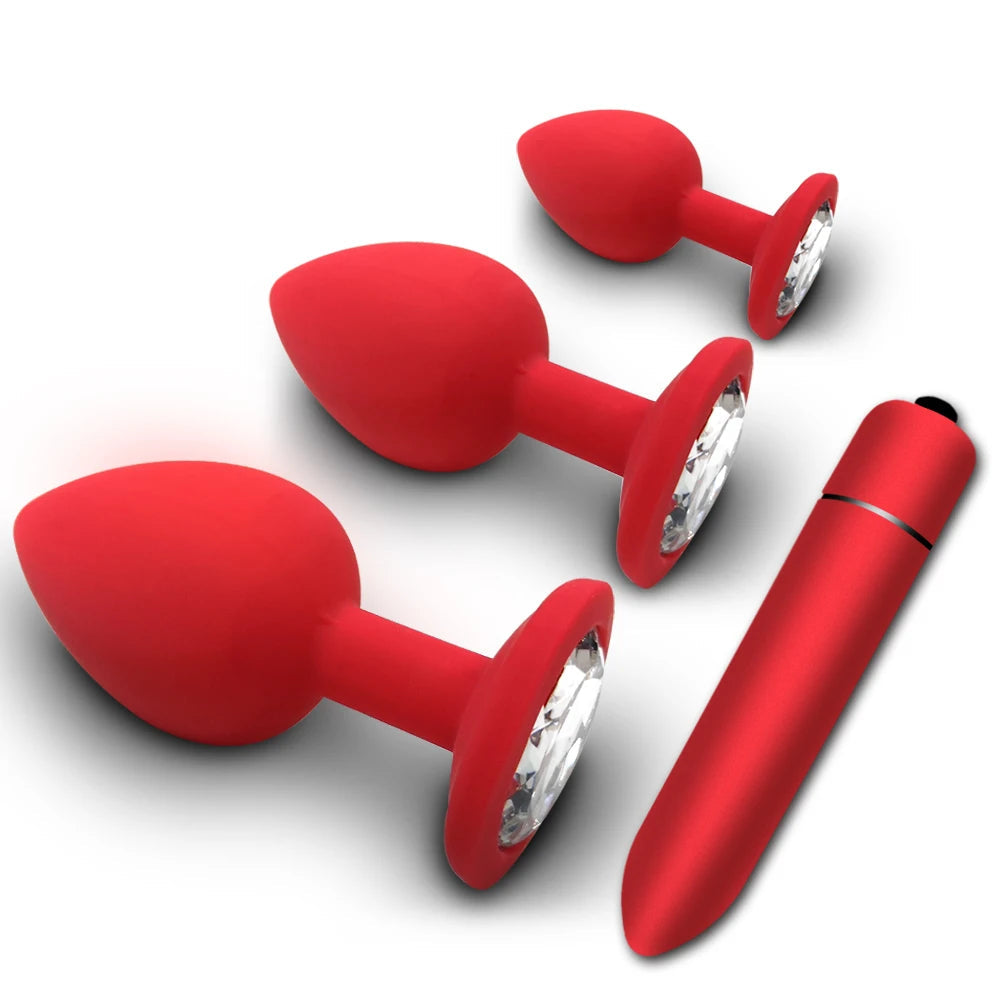 Soft Silicone Anal Butt Plug Men Prostate Massager Adult Gay Products Ass Stuffed Anal Trainer Unisex Sex Toys for Couples Adult EROCIT