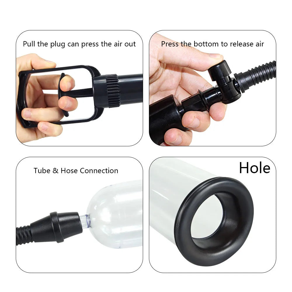 Penis Pomp Vacuum For Pump Voor Penis vergroting Male Enhancement Erectie Cock Pomp Masturbator Penis Trainer sex toys for man EROCIT