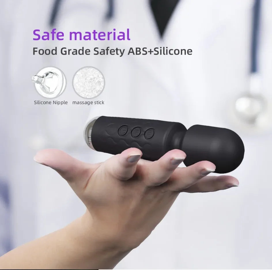 20 Speeds Powerful AV Vibrator for Women Nipple G spot Clitoris Stimulator Magic-Wand Dildo Female Masturbation Adult Sex Toys EROCIT