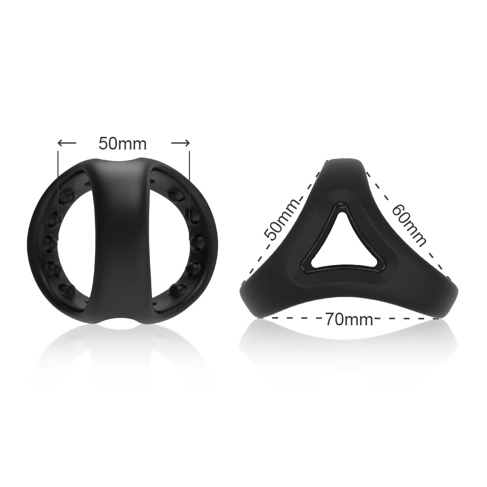 Male Cock Ring Silicone Penis Ring for Men Ejaculation Delay Semen Lock Ring Adult Supplies Male Masturbation Goods Sex Shop EROCIT