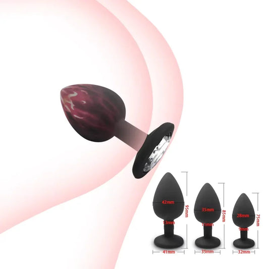 Soft Silicone Anal Butt Plug Men Prostate Massager Adult Gay Products Ass Stuffed Anal Trainer Unisex Sex Toys for Couples Adult EROCIT