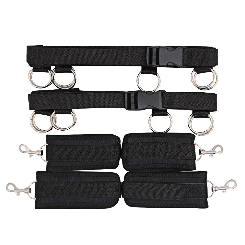 S&M Bed Bondage BDSM Bondage Kits Erotic Toy Restraint Set Sex Toys For Women Couple Binding Whip Anal Plug Handcuffs Adult Game EROCIT
