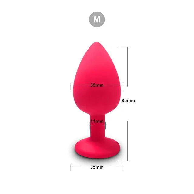 3 Size Silicone Butt Plug Anal Plug Unisex Sex Stopper Adult Toys for Men/Women Anal Trainer Prostate Massager Dildo for Couples EROCIT