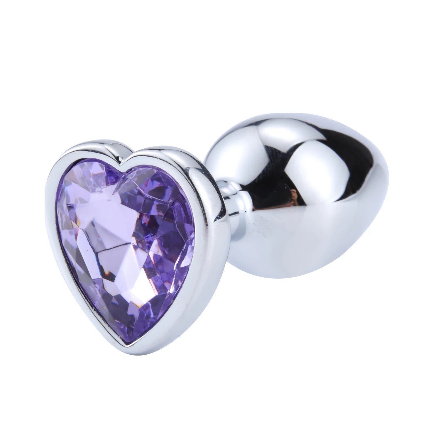 Anal Plug Heart 3 Sizes Stainless Steel Crystal Anal Plug Removable Butt Plug Stimulator Anal Sex Toys Prostate Massager Dildo EROCIT