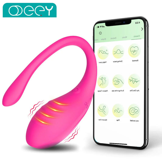 9 Speed APP Controlled Vaginal Vibrators G Spot Anal Vibrating Egg Massager Wearable Stimulator Adult Sex Toys for Women Couples EROCIT