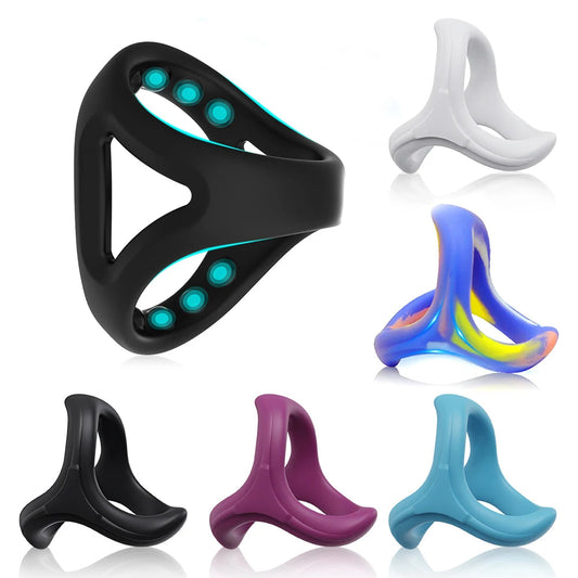 Male Cock Ring Silicone Penis Ring for Men Ejaculation Delay Semen Lock Ring Adult Supplies Male Masturbation Goods Sex Shop EROCIT