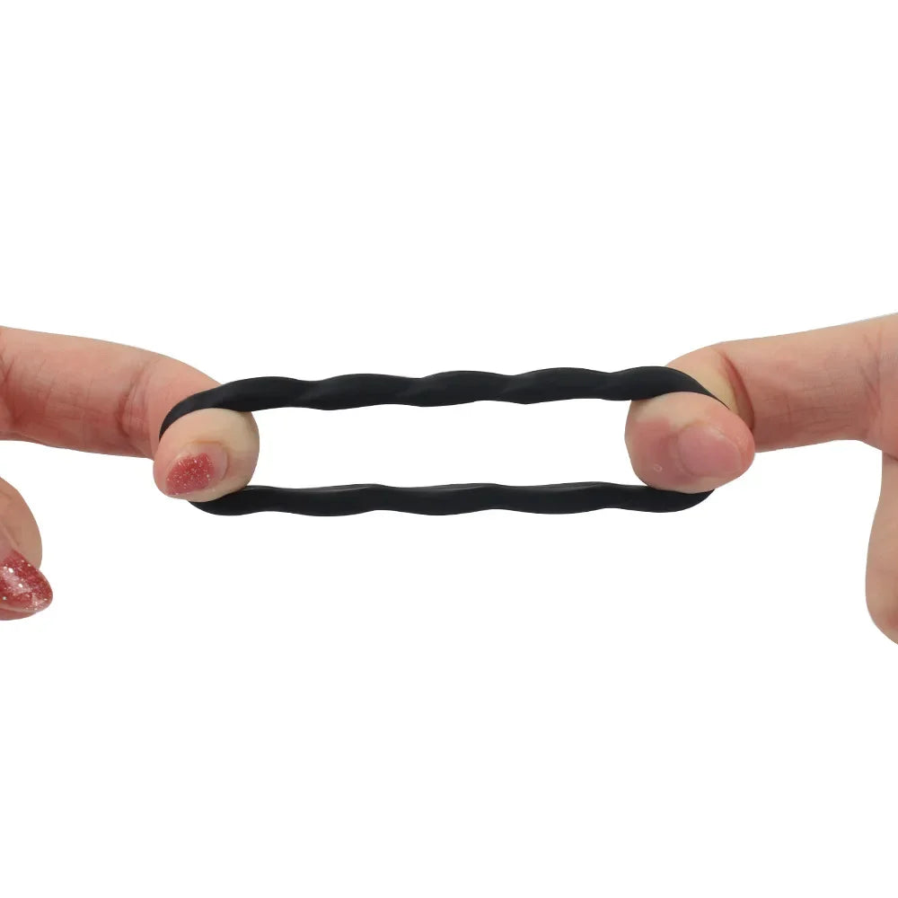 3PCS Cock Rings Penis Enlargement Durable Silicone Penis Ring Sex Toys for Adults Men Male Delay Ejaculation Scrotum Lock Ring EROCIT