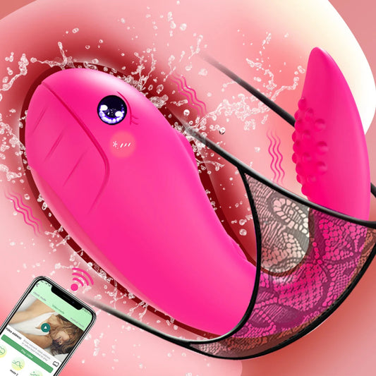 Wireless Bluetooth APP Vibrator for Women Remote Control Dildo G Spot Massager Wear Vibrating Egg Female Sex Toys for Adults 18 EROCIT