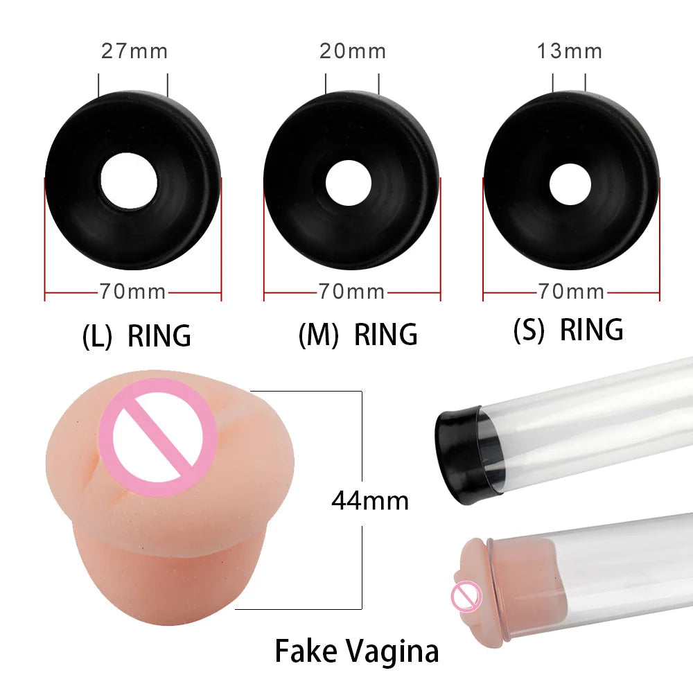 Penis Pomp Vacuum For Pump Voor Penis vergroting Male Enhancement Erectie Cock Pomp Masturbator Penis Trainer sex toys for man EROCIT