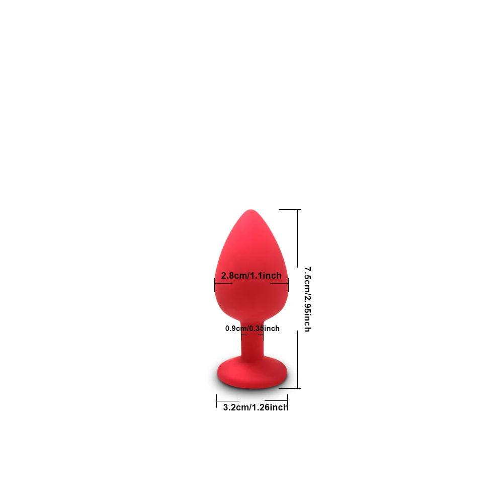 Soft Silicone Anal Butt Plug Men Prostate Massager Adult Gay Products Ass Stuffed Anal Trainer Unisex Sex Toys for Couples Adult EROCIT