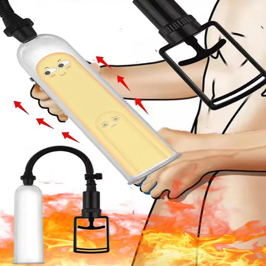 Powerful Penis Pump Extender Enhancement For Man Vacuum Big Dick Trainer Male Lasting Sex Toys EROCIT