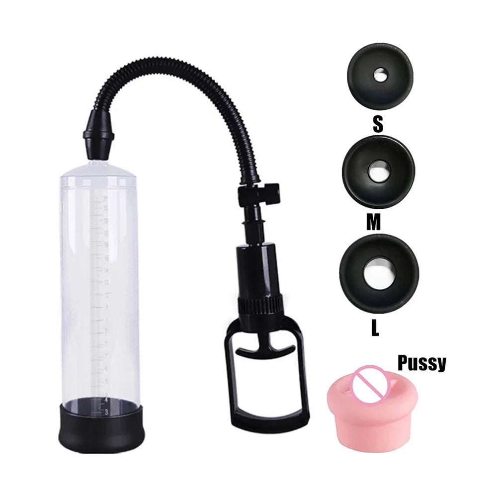 Penis Pomp Vacuum For Pump Voor Penis vergroting Male Enhancement Erectie Cock Pomp Masturbator Penis Trainer sex toys for man EROCIT