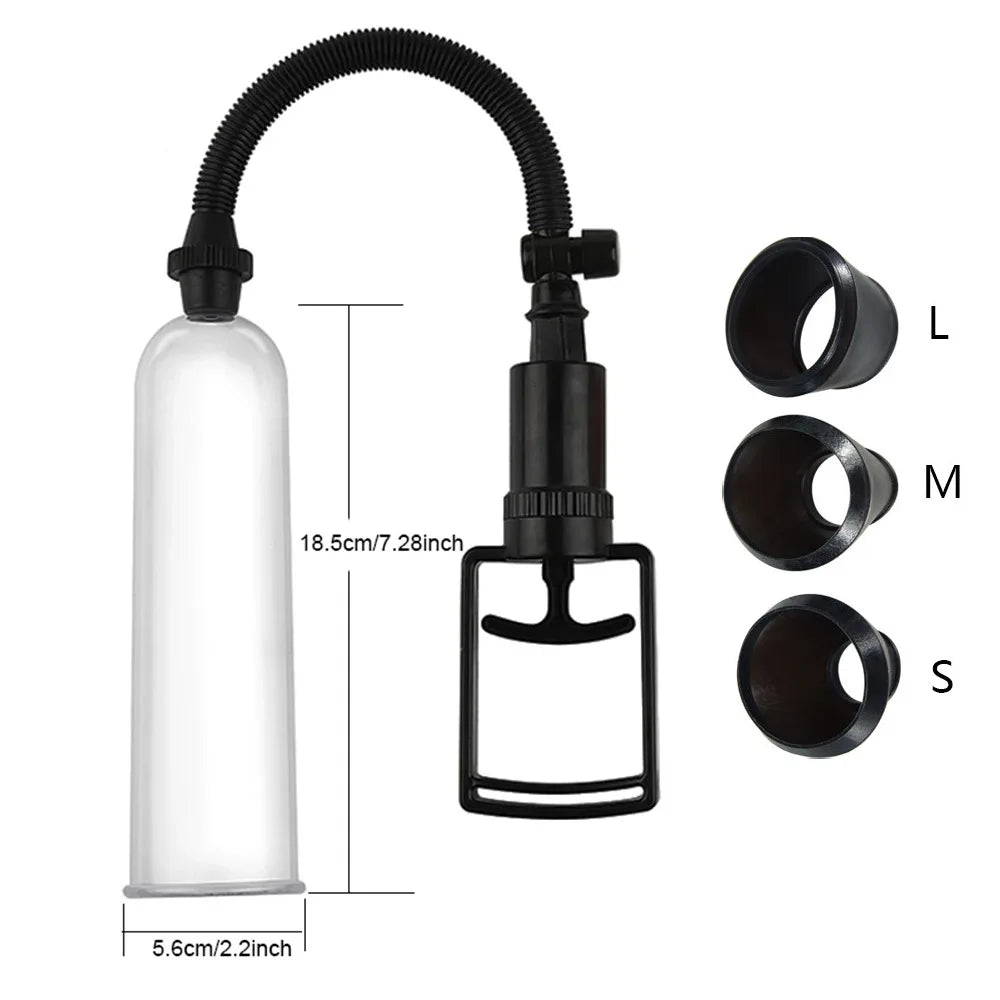 Powerful Penis Pump Extender Enhancement For Man Vacuum Big Dick Trainer Male Lasting Sex Toys EROCIT