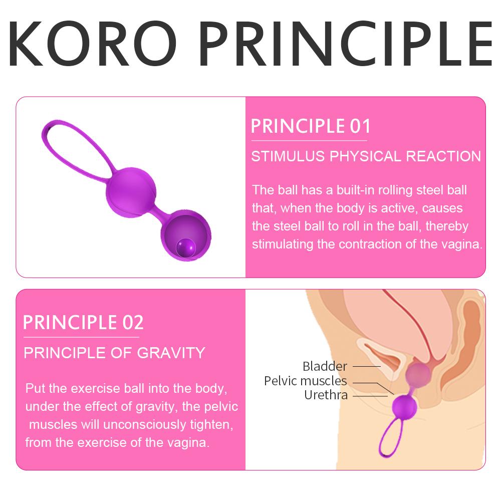 Erocit™ Purple Silicone Kegel Balls for Women - Erocit