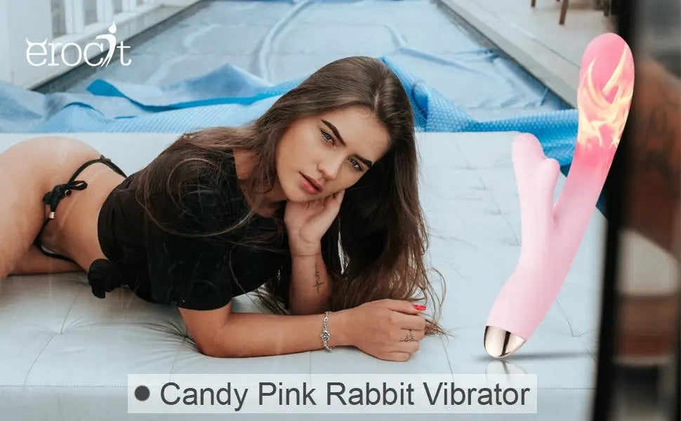 EROCIT Candy Pink RABBIT MASSAGE VIBRATOR - Erocit