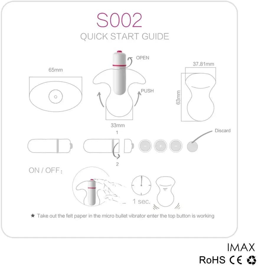 Presenting Erocit Mini Bullet Plug Vibrator - Erocit